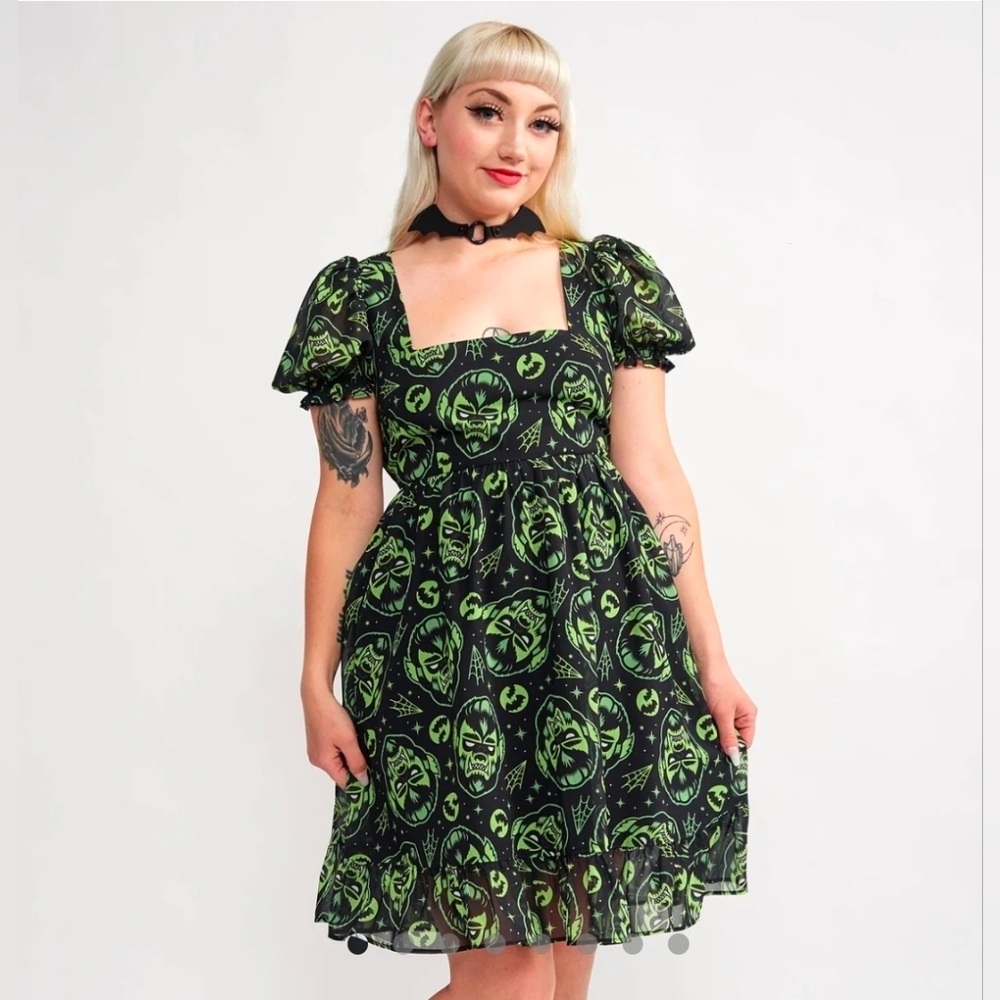 Sourpuss Werewolf Cream Puff Dress
